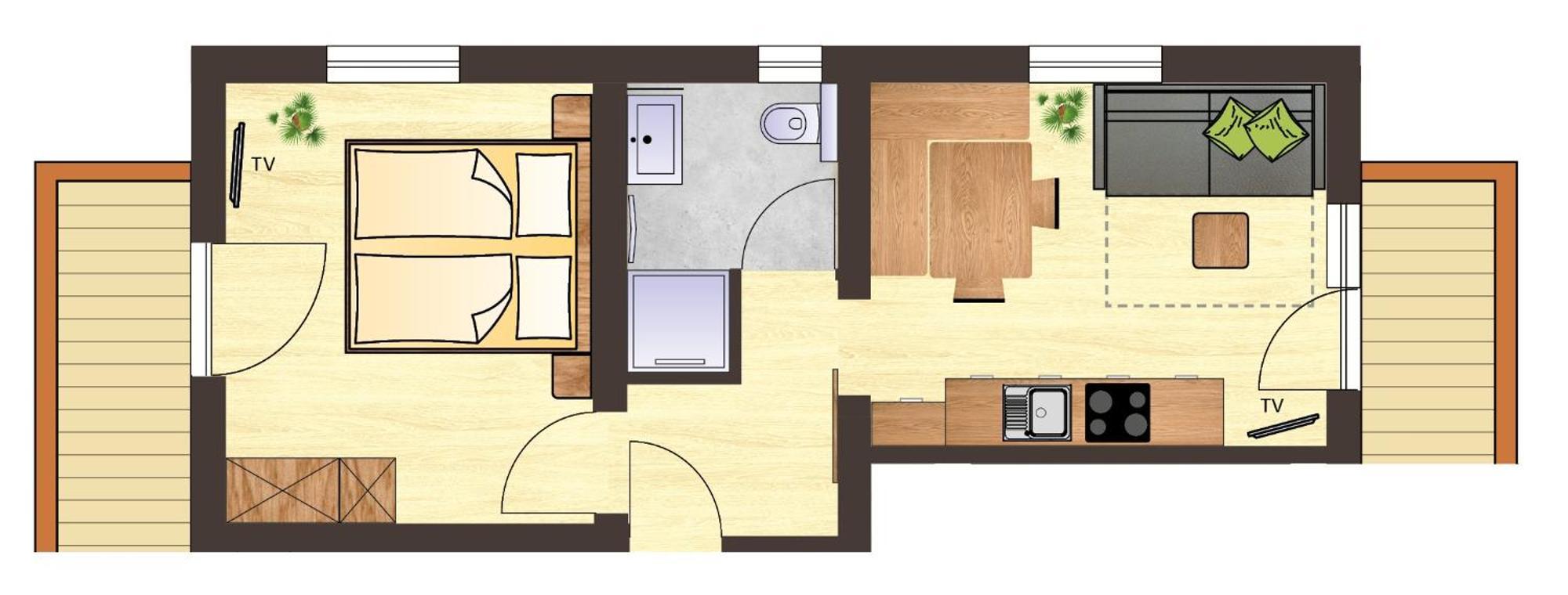 Haus Sonnwend Apartment Елмау Екстериор снимка
