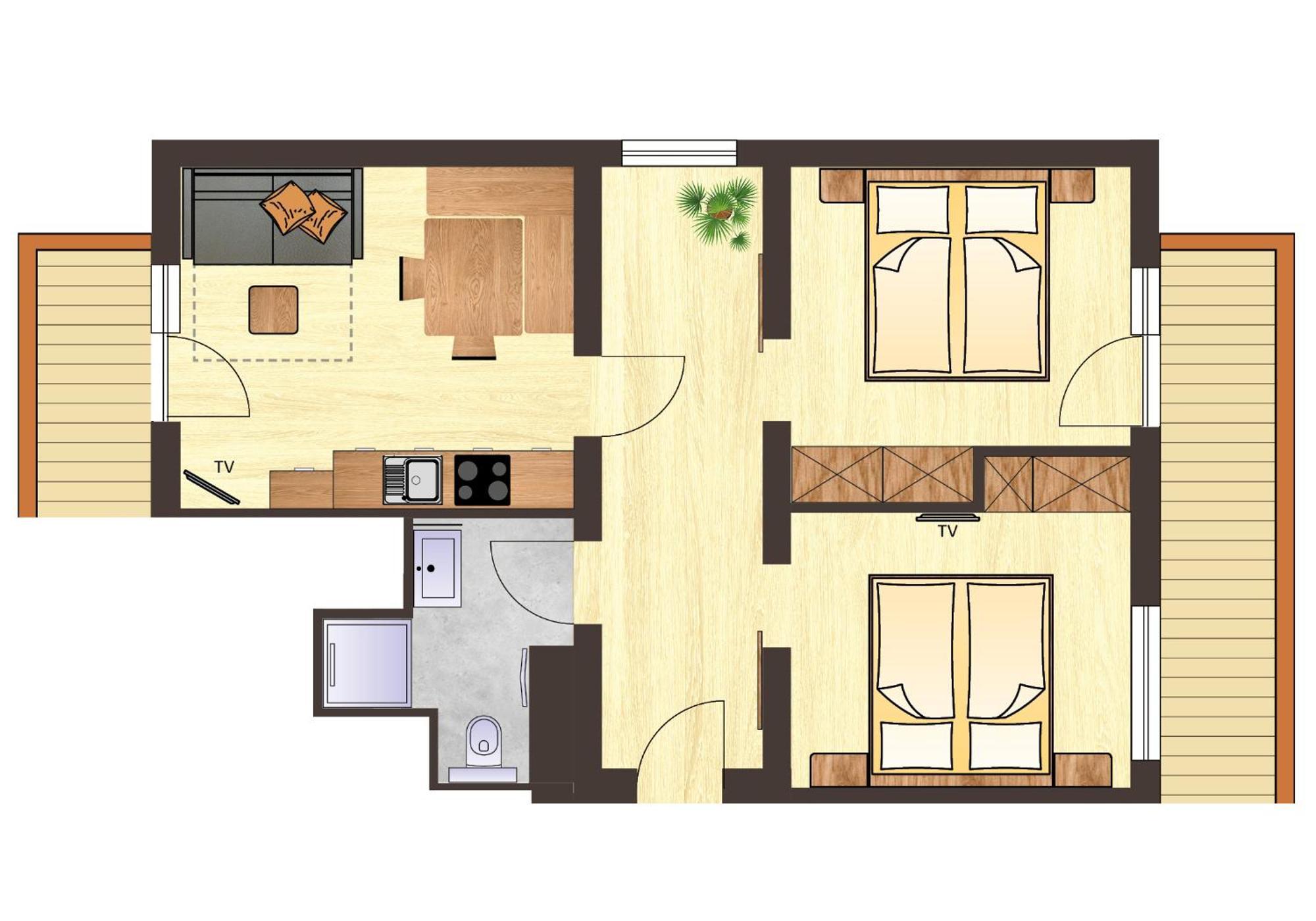 Haus Sonnwend Apartment Елмау Екстериор снимка